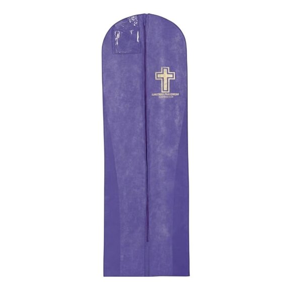 Eurotard Large Hanging Garment Bag Cross Style 13CB Purple OSF ID Pouch - Picture 6 of 6
